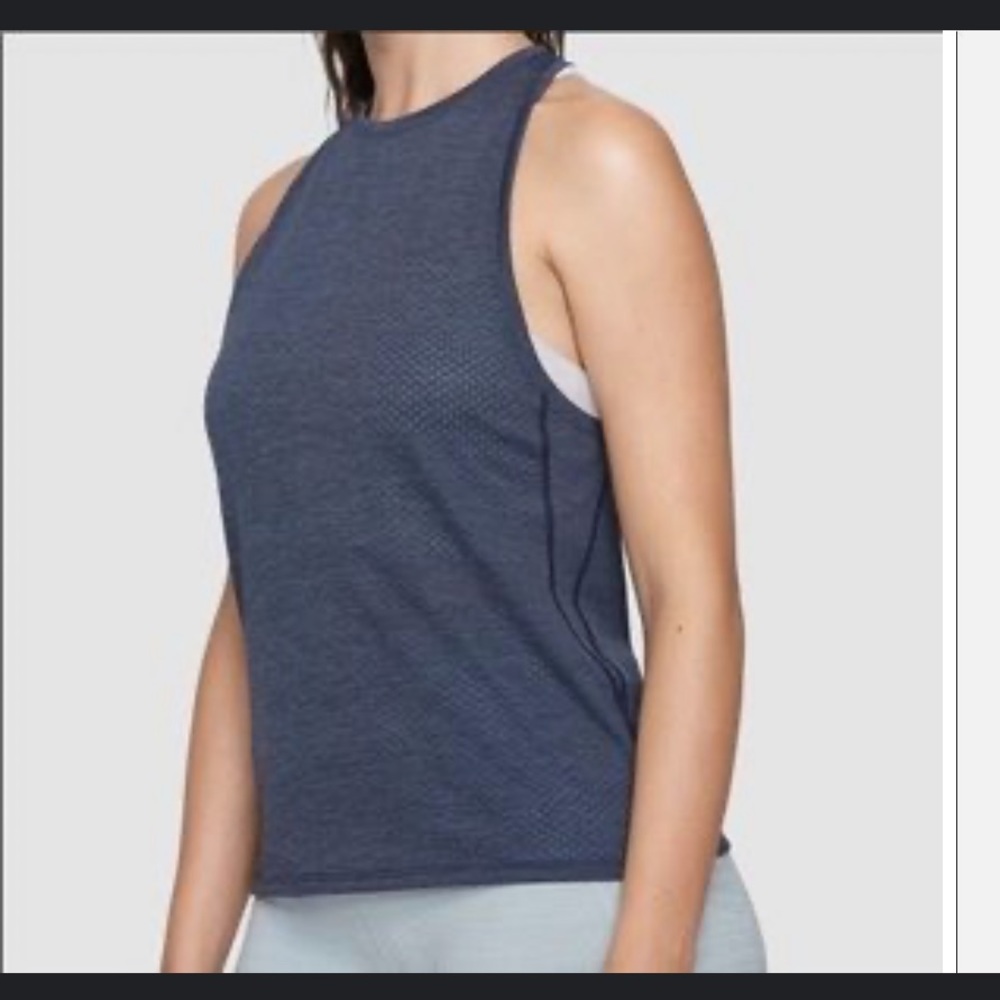 Blue Outdoor Voices Ecomesh Tank